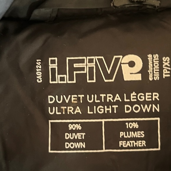 I.five by Simons puffer jacket, size XS - Picture 3 of 6